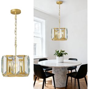 الذهب الحديثة الثريات الكريستال مستطيل مزرعة قلادة ضوء شبه دافق جبل السقف ضوء لاعبا اساسيا لغرفة النوم غرفة الطعام المطبخ جزيرة غرفة المعيشة بهو المدخل (4-الضوء) in Kuwait