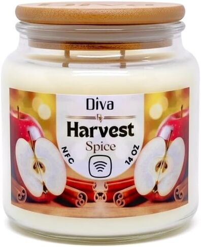 DV DIVA Scented Candle Gift 14oz –Lavender Vanilla – Anniversary, Valentine & Birthday Gift – Luxury Large Soy Wax Candle with Hidden NFC Love Message – Soft Fragrance Home Décor & Relaxing Ambiance in Saudi Arabia