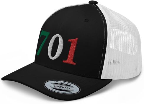 701 JGL قبعة سائق الشاحنة ثلاثية الألوان مطرزة تشابو جوزمان شابيتو 701 قبعة Snapback قبعة قابلة للتعديل in Saudi Arabia