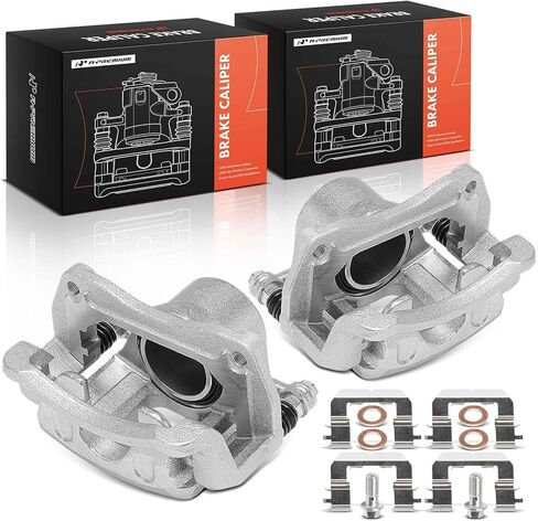 A-Premium Disc Brake Caliper Assembly with Bracket Compatible with Hyundai & Kia Vehicles - Sorento 2014-2020, Santa Fe Sport 2013-2016 - Front Left and Right Side in Saudi Arabia