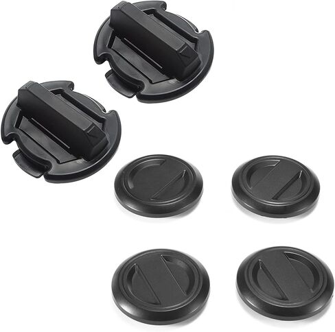 4PCS Wheel Hub Caps & 2PCS Floor Drain Plug for Polaris RZR, A & UTV PRO Center Cap Cover for 2017-2025 Polaris RZR XP 1000 / XP4 1000/ XP4 Turbo Accessories, Replace OEM # 1522872-655,8414694,5414694 in Saudi Arabia