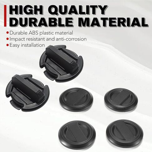 4PCS Wheel Hub Caps & 2PCS Floor Drain Plug for Polaris RZR, A & UTV PRO Center Cap Cover for 2017-2025 Polaris RZR XP 1000 / XP4 1000/ XP4 Turbo Accessories, Replace OEM # 1522872-655,8414694,5414694 in Saudi Arabia