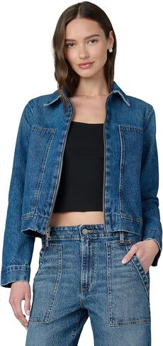Joe's Women's Boxy Denim Zip Jacket in Saudi Arabia