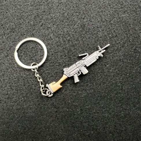 7 سنتيمتر Mini 3D M249 رشاش نموذج سلسلة المفاتيح قلادة جمع in Saudi Arabia