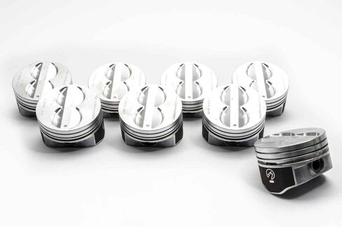 Speed Pro H345DCP 350 Small Block Chevy SBC Flat Top Pistons Coated Piston 5.7" (.060" or 4.060" Bore). Click on Over size needed before placing in Cart. in Kuwait