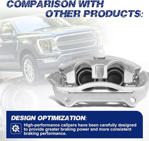 Front Left Brake Caliper Compatible with Ford F-150 2012-2020# AL3Z-2B292-A, CL3Z-2B121-A, CL3Z-2B121-B, FL3Z-2B121-A, FL3Z-2B121-B, 18-B5405 in Saudi Arabia