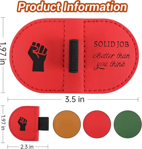 Magnetic Bookmarks for Books Set of 3, Personalized Magnetic Leather Bookmarks with Pen Holder – Motivational Quotes & Pattern Designs for Reading, Teacher & Student Book Lover Gifts in Saudi Arabia