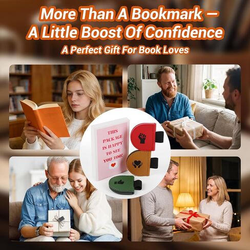 Magnetic Bookmarks for Books Set of 3, Personalized Magnetic Leather Bookmarks with Pen Holder – Motivational Quotes & Pattern Designs for Reading, Teacher & Student Book Lover Gifts in Saudi Arabia
