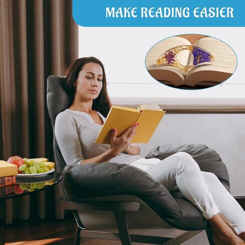 4 قطع حامل صفحة الكتاب للقراءة، علامة مرجعية شفافة من الراتنج الزهري المجفف، حامل صفحة كتاب من الراتنج للقراءة، تصميم زهرة مضغوطة، حامل صفحة من الراتنج خفيف الوزن للكتب in Kuwait