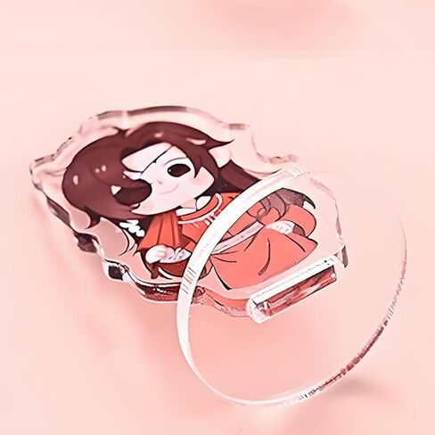 مجسمات أكريليك لطيفة من Heaven Blessing Grandmaster Demonic اللطيفة لتزيين Xie Lian Hua Cheng Keychians Tian Guan Ci Fu إشارة مرجعية للرجال والنساء 7 قطع in Saudi Arabia