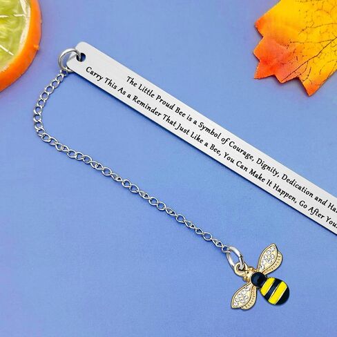Bee Lover Gift for Women Men Bookmark Gifts for Teacher Honey Animal Lovers Gift Encouragement Presents for Women Bee Lover Appreciation Graduation Gifts Bookmark in Saudi Arabia