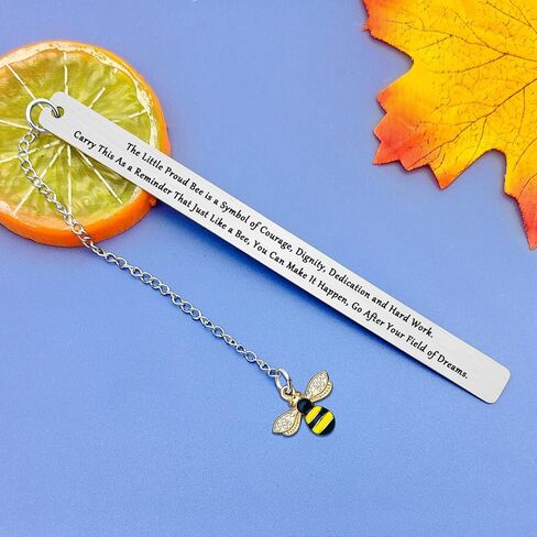 Bee Lover Gift for Women Men Bookmark Gifts for Teacher Honey Animal Lovers Gift Encouragement Presents for Women Bee Lover Appreciation Graduation Gifts Bookmark in Saudi Arabia