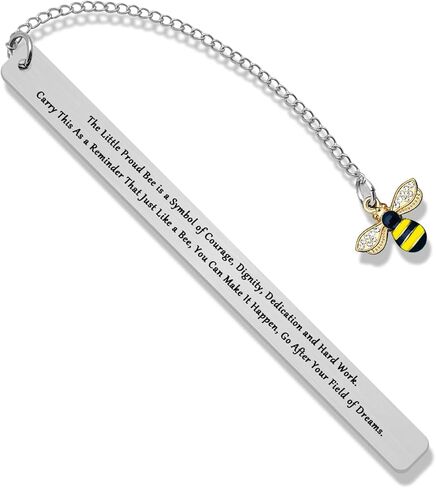 Bee Lover Gift for Women Men Bookmark Gifts for Teacher Honey Animal Lovers Gift Encouragement Presents for Women Bee Lover Appreciation Graduation Gifts Bookmark in Saudi Arabia