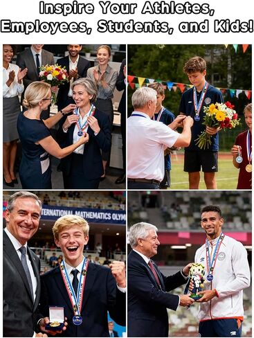 Goat Medal - 2'' Heavy Duty Goat Necklace, 3D Engraved Championship Trophy for Sports Awards, MVP Gifts & Collections in Kuwait