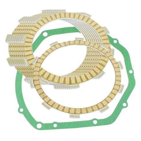 Caltric Clutch Friction Plates and Gasket Compatible with Suzuki Bandit 1200 GSF1200S 1997 1998 1999 2000 in Saudi Arabia