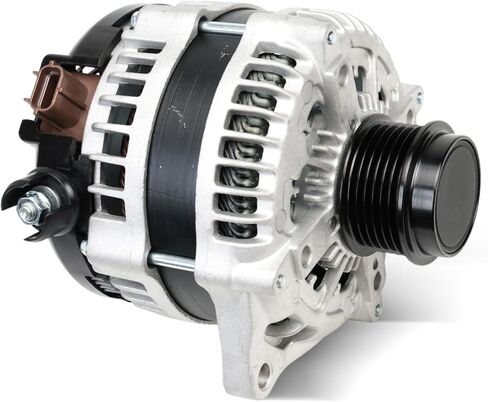 Alternator Compatible with F-150 F150 2015-2020 2.7L 3.5L 12V 215A 6-Groove Decoupler Pulley Clockwise Replace FL3Z-10300-FA FL3Z-10346-B FL3Z-10346-A HL3T-10300-AA 44005N in Saudi Arabia