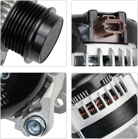 Alternator Compatible with F-150 F150 2015-2020 2.7L 3.5L 12V 215A 6-Groove Decoupler Pulley Clockwise Replace FL3Z-10300-FA FL3Z-10346-B FL3Z-10346-A HL3T-10300-AA 44005N in Saudi Arabia