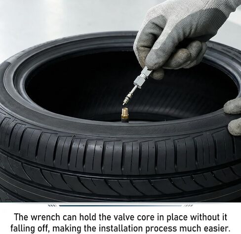 2 PCS Valve Stem Removal Tool, Valve Core Removal Tool Set Professional Tire Valve Stem Tools Screwdriver Tire Valve Stem Core Remover Tool for Schrader Valves Cores in Saudi Arabia