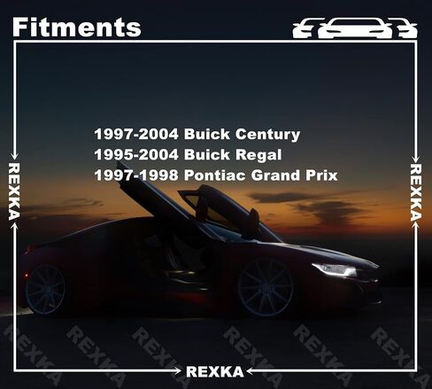 Rexka 25pcs Door & Rocker Panel Moulding Clips for GM 10287547 Buick Century, Regal & Pontiac Grand Prix in Kuwait