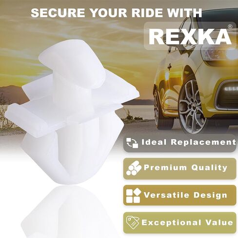 Rexka 25pcs Door & Rocker Panel Moulding Clips for GM 10287547 Buick Century, Regal & Pontiac Grand Prix in Kuwait