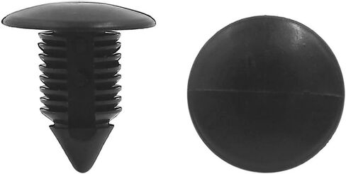 uxcell 50pcs 11mm Hole 21mm Head Car Plastic Trim Door Panel Retainer Clip Rivet Black in Saudi Arabia