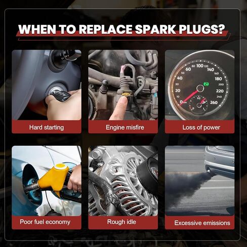 Iridium Spark Plugs Set of 4 LTR5IX-11 Fits for 06-11 Chevy Cobalt Colorado HHR Malibu,09-20 Ford Escape Fusion,06-13 Mazda 3 5 6 Tribute,Buick Regal LaCrosse,GMC Terrain #L4 2.0L 2.2L 2.4L 2.5L in Kuwait