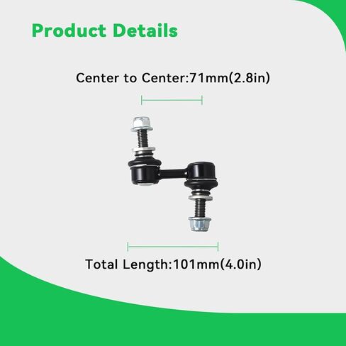 K750160 K750161 Front Sway Bar Stabilizer Link Compatible With 2007-2010 2011-2015 Mazda CX-9 (# TD1134150 TD1134170A MS76833 GS76832) in Saudi Arabia