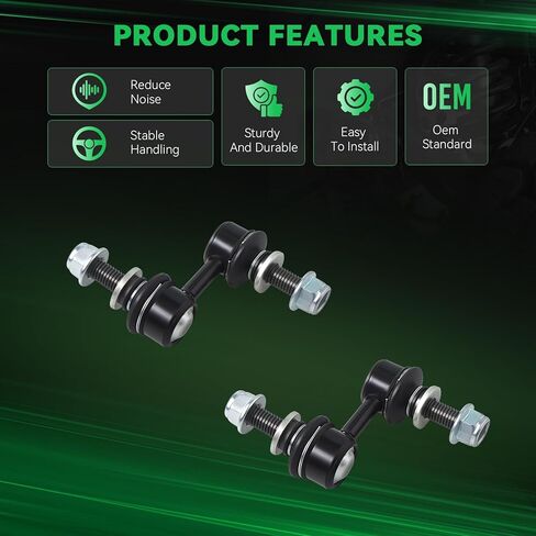 K750160 K750161 Front Sway Bar Stabilizer Link Compatible With 2007-2010 2011-2015 Mazda CX-9 (# TD1134150 TD1134170A MS76833 GS76832) in Saudi Arabia