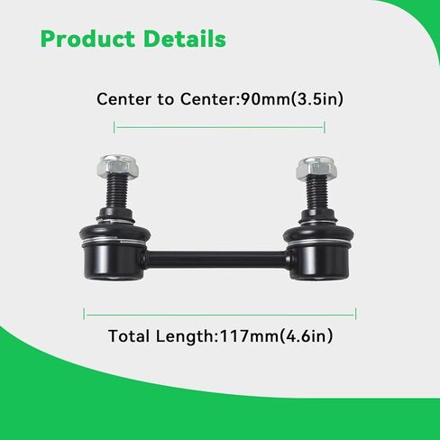 K750160 K750161 Front Sway Bar Stabilizer Link Compatible With 2007-2010 2011-2015 Mazda CX-9 (# TD1134150 TD1134170A MS76833 GS76832) in Saudi Arabia