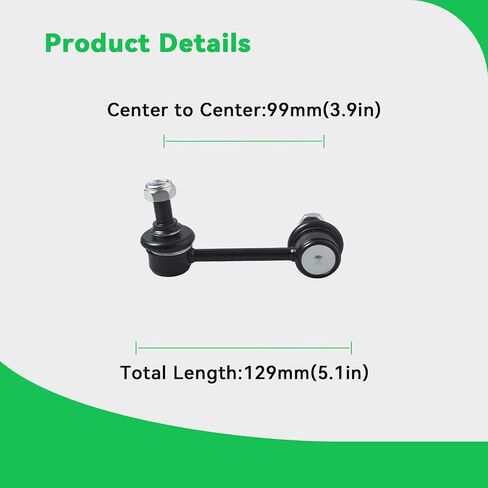 K750160 K750161 Front Sway Bar Stabilizer Link Compatible With 2007-2010 2011-2015 Mazda CX-9 (# TD1134150 TD1134170A MS76833 GS76832) in Saudi Arabia