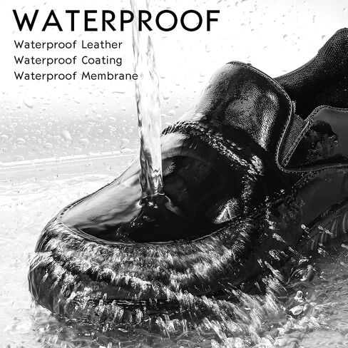 Non Slip Work Shoes for Men Women Slip-Resistant Waterproof Food Service Sneakers Slip-On Lightweight Cushioning Walking Loafers in Saudi Arabia