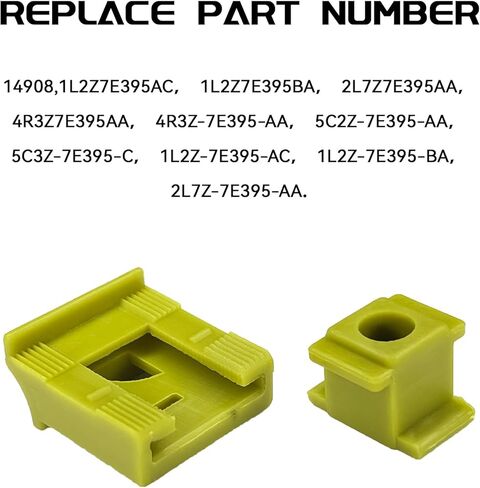 Shift Linkage Cable Bushing Clip for Ford Column Transmission Shift Cable Bushing Retainer Clip Repair Kit Compatible with Ford E/F 150 250 350 Lincoln Mercury Replacement 1L2Z7E395AC (2PCS) in Kuwait