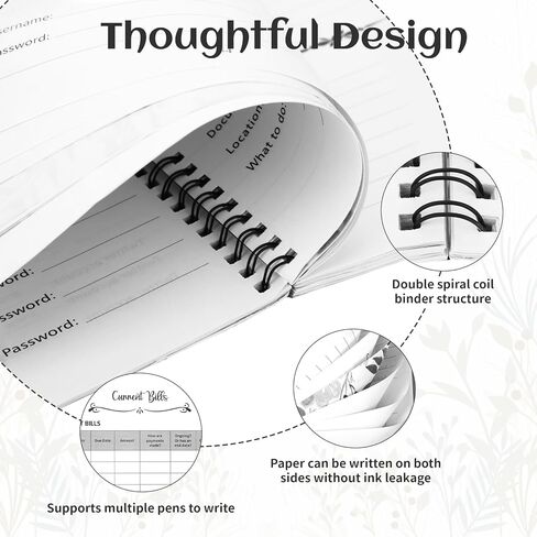 Motthjcw End of Life Planner, Estate Planning Organizer, Sorry It's Your Problem Now Because I'm Dead, End of Life Planner Organizer Binder, Final Wishes and Arrangements Emergency Binder (Colorful) in Kuwait