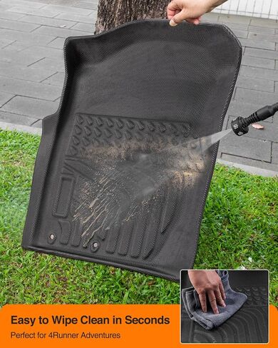 All-Weather Full Sets Car Floor Mats for Toyota 4Runner 1996-2002 with Trunk Mat & Backrest Mat, Cutsom Fit Full Protection for 3rd Gen 4 Runner Limited SR5 Base N180 SUV Accessories in Saudi Arabia