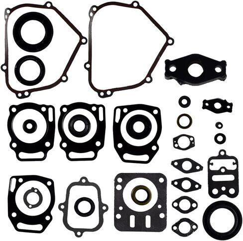 Top End Head Gasket,SEMOLTO Motorcycle Complete Gasket Kit Set Top & Bottom Fit for Briggs 698216 Gasket Set Replaces 695155 690031 in Saudi Arabia