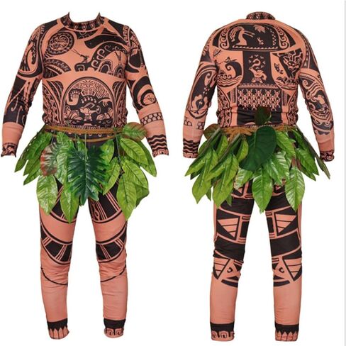Maui Tattoo Cosplay Costume/Pants Halloween Cosplay Costume Maui Costume Adult Men in Saudi Arabia