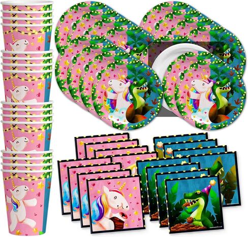 Pirate Treasure Map Birthday Party Supplies - Pirate Birthday Party for Boy - Treasure Hunt Party Supplies - Pirate Party Supplies Tableware Set Includes Plates, Napkins and Cups | Kit for 16 in Saudi Arabia