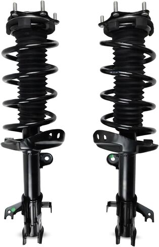 2PCS Front Struts Assembly w/Coil Spring Shock Absorber for 2007 2008 2010 2011 2012 2013 2014 Honda CR-V 2.4L (Exc.Touring), Quick-Struts Complete Struts Replace for 272492 272491 in Kuwait
