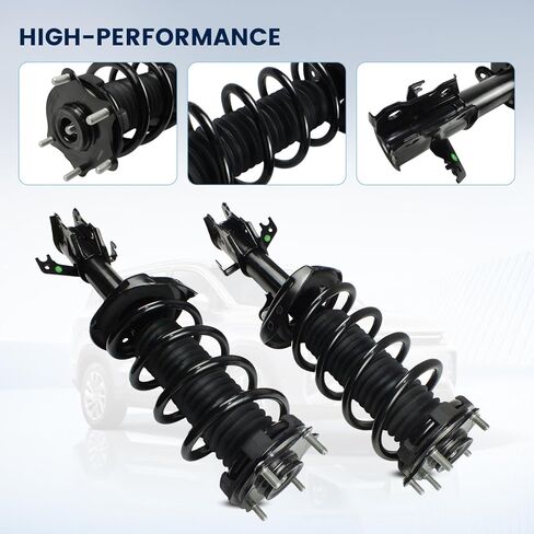 2PCS Front Struts Assembly w/Coil Spring Shock Absorber for 2007 2008 2010 2011 2012 2013 2014 Honda CR-V 2.4L (Exc.Touring), Quick-Struts Complete Struts Replace for 272492 272491 in Kuwait