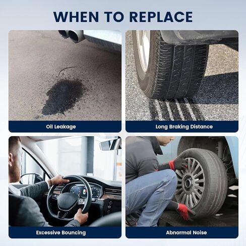 2PCS Front Struts Assembly w/Coil Spring Shock Absorber for 2007 2008 2010 2011 2012 2013 2014 Honda CR-V 2.4L (Exc.Touring), Quick-Struts Complete Struts Replace for 272492 272491 in Kuwait