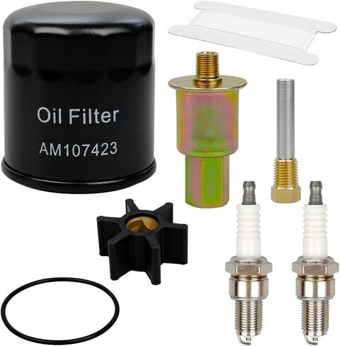 Maintenance Service Kit Fits for Kohler Marine Generator 4EF 5E 6EF 7.3E BPR4ES 267987 GM116125-S 23-7762 359771 23-7821 260085 23-6400 359978 23-3314 Impeller Spark Plug Fuel Oil Filter in Saudi Arabia