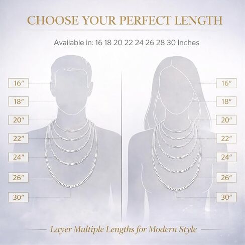 925 Sterling Silver Italian Box Chain Necklace for Women & Men – Solid Silver, Secure Clasp, 1mm & 1.5mm, 16–30 Inch – Durable Layering Chain for Everyday & Special Occasions in Saudi Arabia