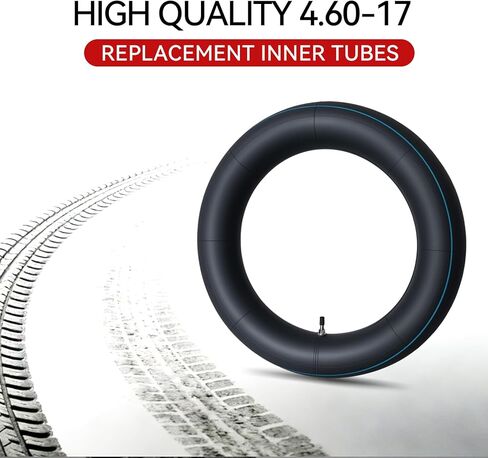 4.60-17 Inner Tube 130/70-17, 130/80-17, 140/70-17, 140/80-17 Tire Tube with Straight Valve Stem for Motorcycles, Scooters and ATVs in Kuwait