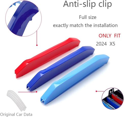 Lanyun compatible with bmw X5 Grille Insert Trims 2024-up BMW G05 X5 LCI grill 7-Beam Standard Grille accessories in Kuwait