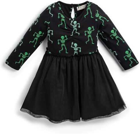 Monica + Andy Girls Organic Long Sleeve Tulle Dress in Saudi Arabia