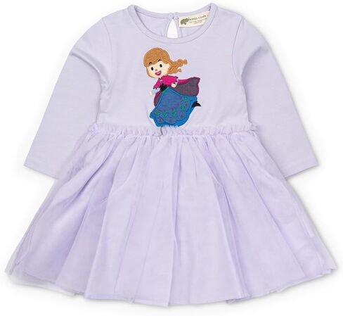 Monica + Andy Girls Organic Long Sleeve Tulle Dress in Saudi Arabia