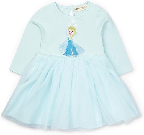 Monica + Andy Girls Organic Long Sleeve Tulle Dress in Saudi Arabia