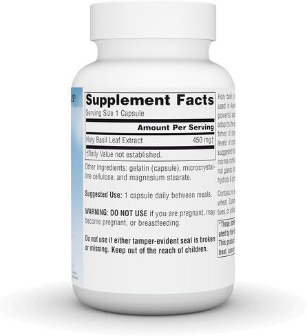 Source Naturals Serene Science Holy Basil Extract, Adrenal Support* 450 mg - 60 Capsules in Kuwait