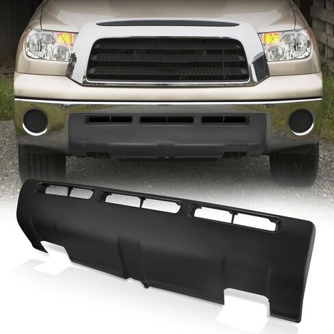عاكس غطاء لوحة المصد الأمامي من Auto Dynasty متوافق مع 2009-2014 Toyota Tundra 2009 2010 2011 2012 2013 2014، أسود مزخرف، TO1095202 in Saudi Arabia