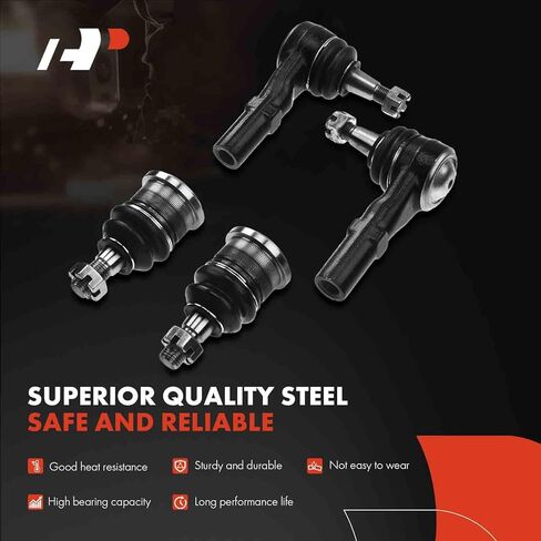 A-Premium Set of 6, Front Lower Ball Joint & Inner Outer Tie Rod End, Compatible with Ford Taurus 1996-2007, Mercury Sable 1996-2005, 3.0L in Saudi Arabia